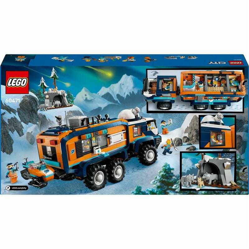 Конструктор LEGO City Арктична дослідницька вантажівка з науковою лабораторією (60471)