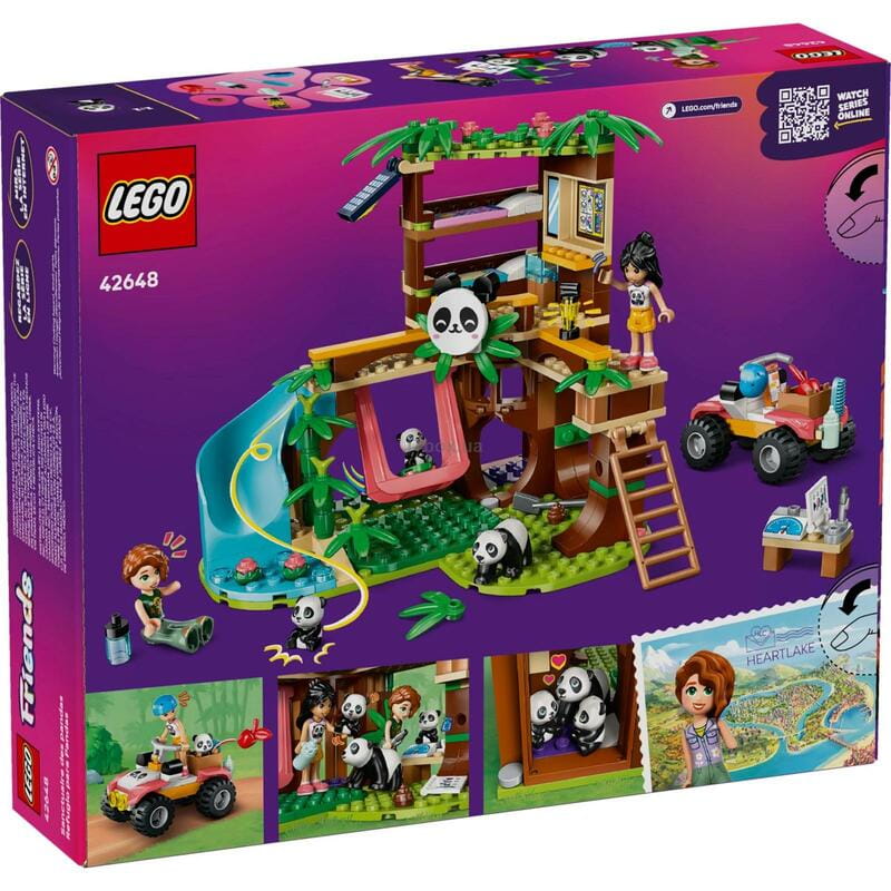 Конструктор LEGO Friends Догляд за тваринами в заповіднику панд (42648)