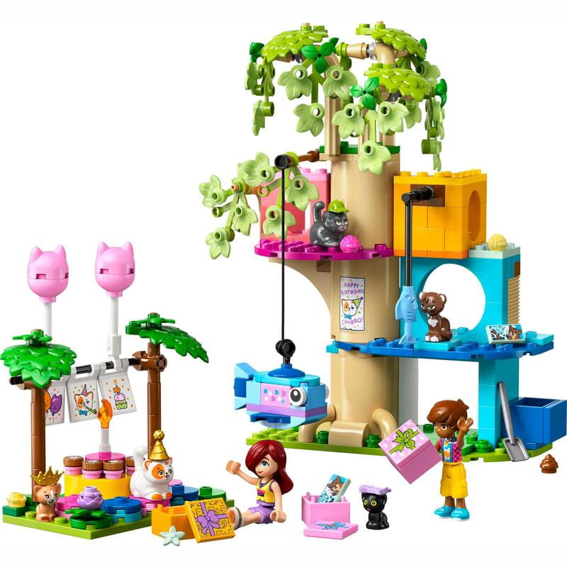 Конструктор LEGO Friends День народження кота і будинок на дереві (42666)