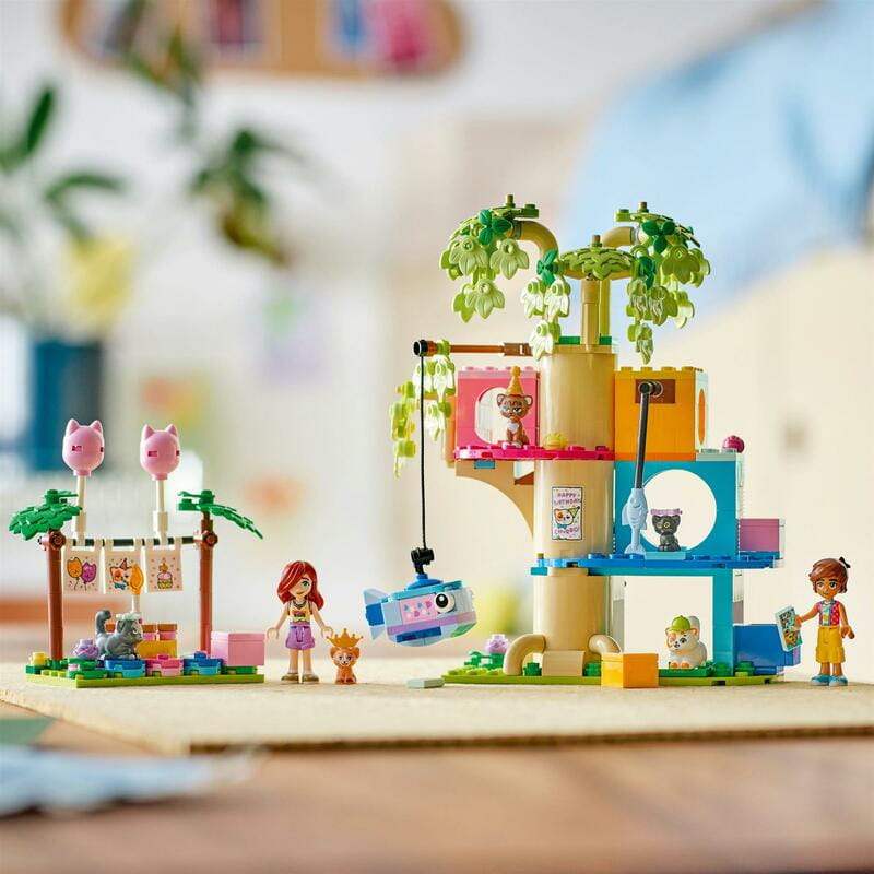 Конструктор LEGO Friends День народження кота і будинок на дереві (42666)