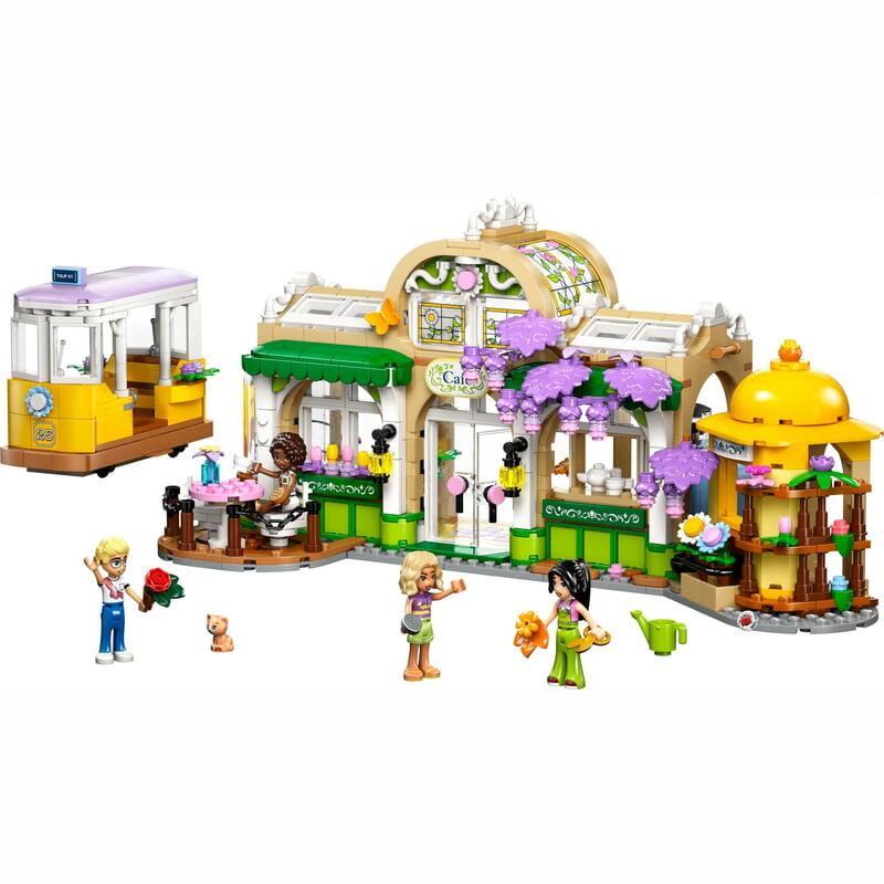 Конструктор LEGO Friends Кофейня с растениями и цветочный магазин (42671)
