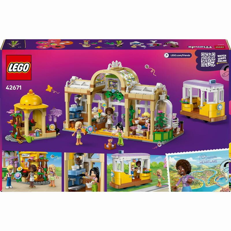 Конструктор LEGO Friends Кофейня с растениями и цветочный магазин (42671)