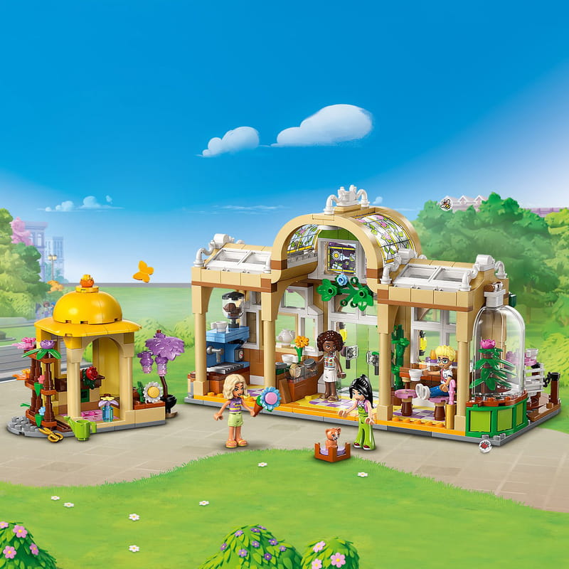 Конструктор LEGO Friends Кофейня с растениями и цветочный магазин (42671)