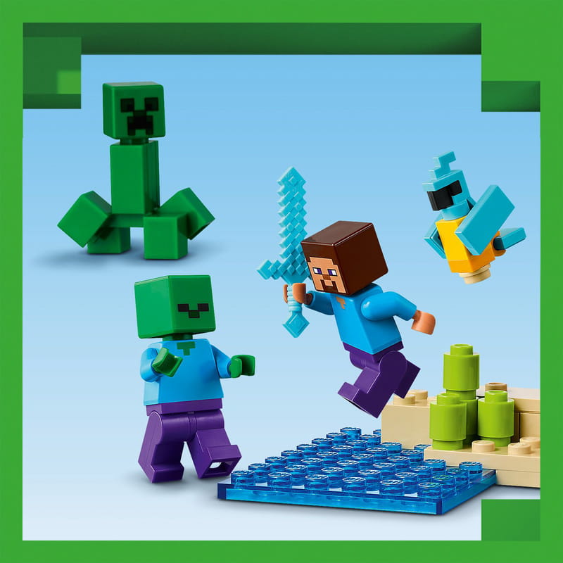 Конструктор LEGO Minecraft Будинок з вибухівки в джунглях (21275)