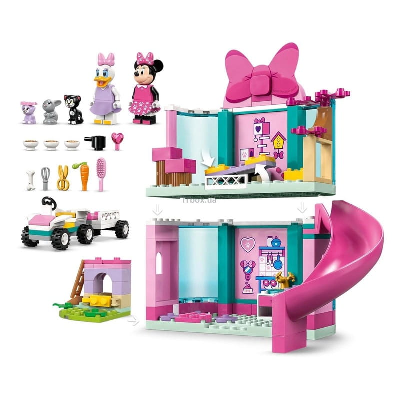 Конструктор LEGO Disney Готель Мінні для домашніх улюбленців (43274)