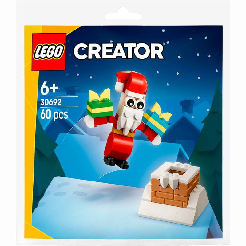 Конструктор LEGO Creator Різдвяні забави з димарем із Сантою (30692)