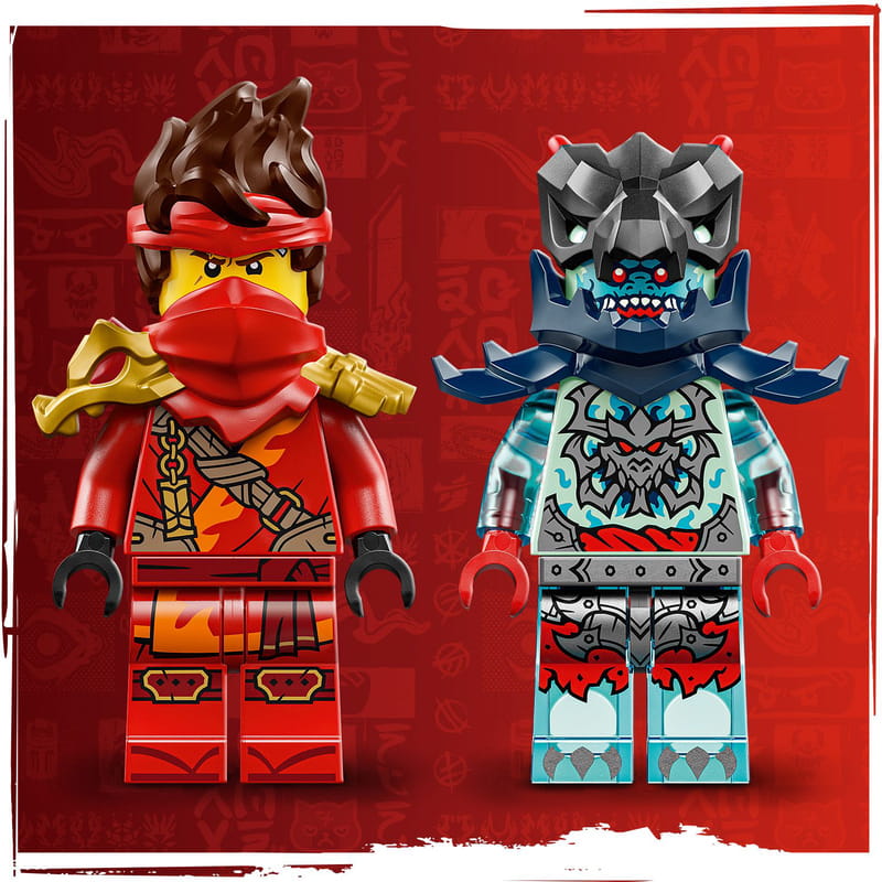 Конструктор LEGO Ninjago Скоростная гонка Кая на мотоцикле (71838)
