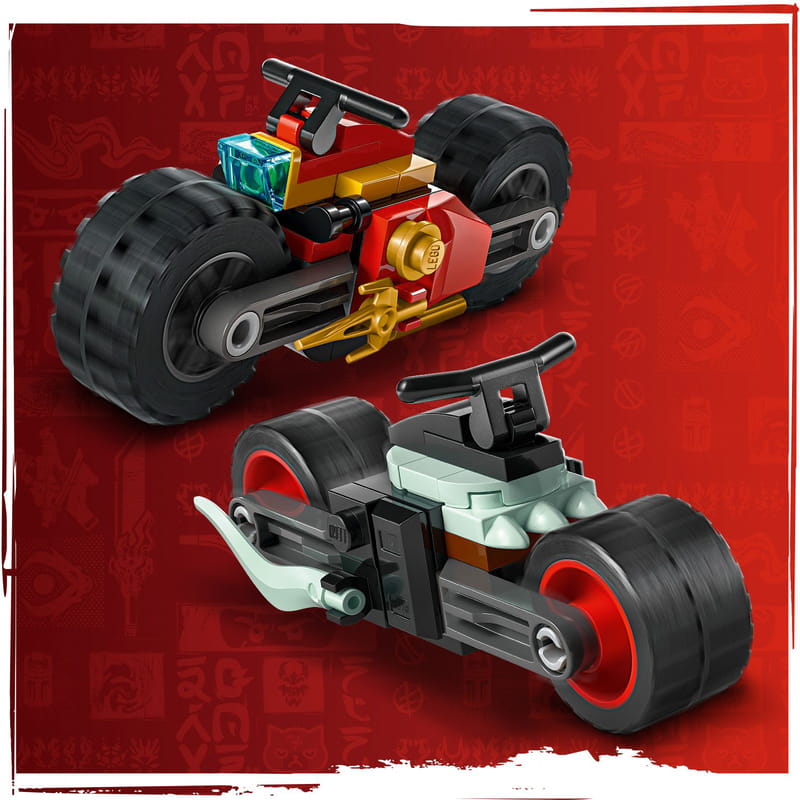 Конструктор LEGO Ninjago Скоростная гонка Кая на мотоцикле (71838)
