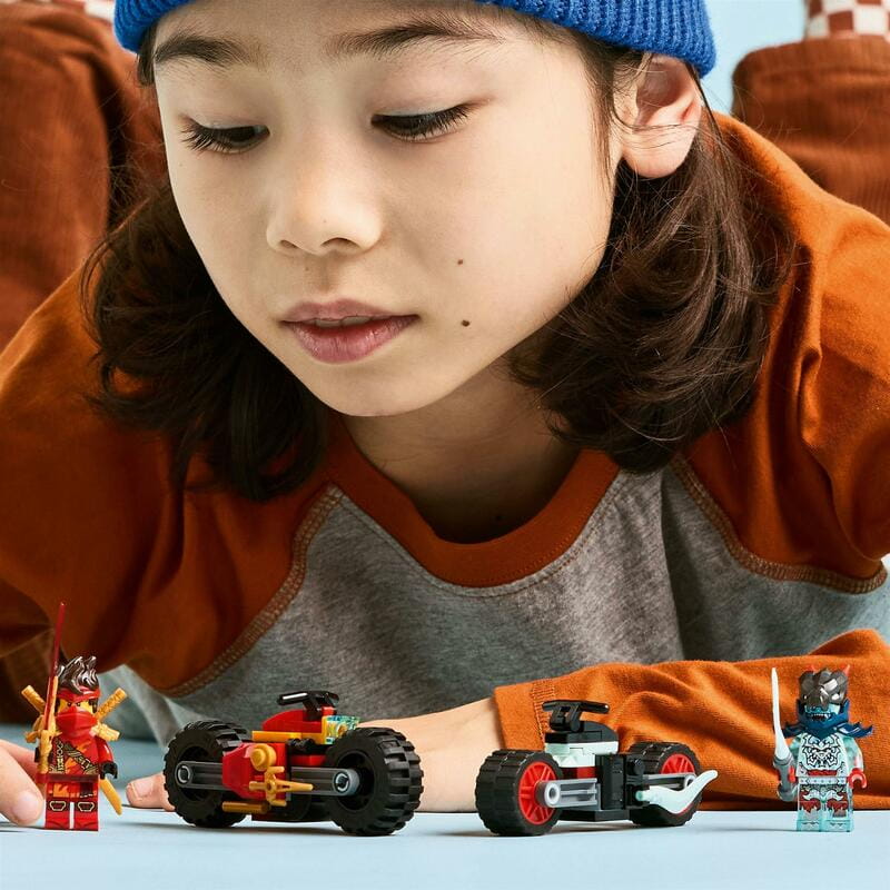 Конструктор LEGO Ninjago Скоростная гонка Кая на мотоцикле (71838)