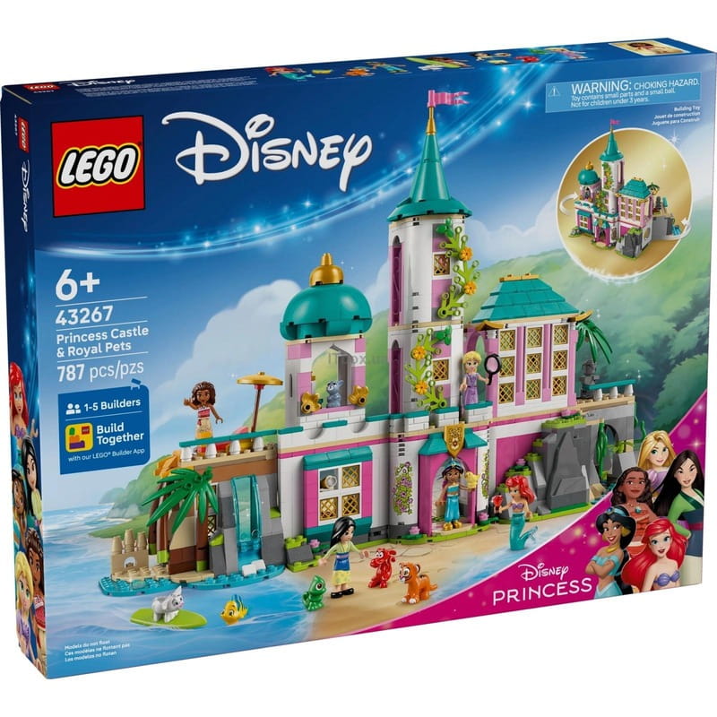 Конструктор LEGO Disney Princess Замок принцеси та королівські улюбленці (43267)