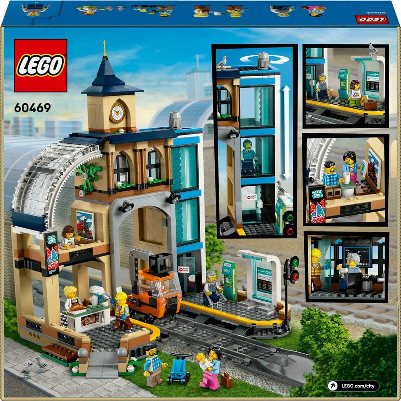 Конструктор LEGO City Центральний залізничний вокзал (60469)