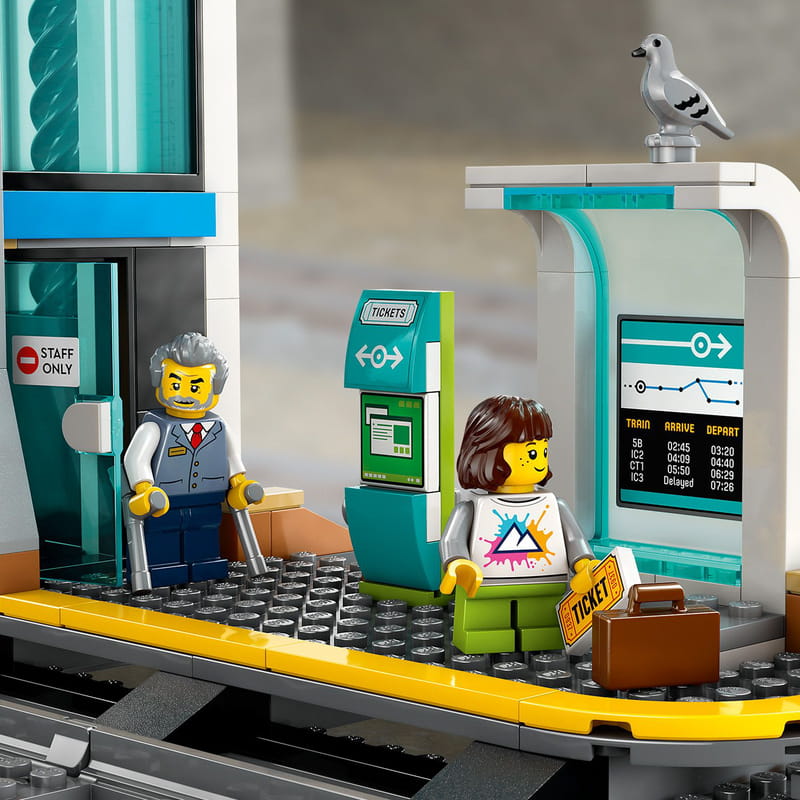 Конструктор LEGO City Центральний залізничний вокзал (60469)