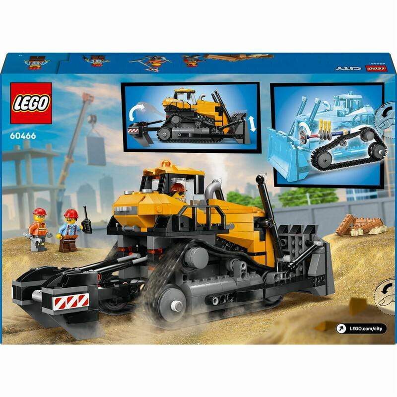 Конструктор LEGO City Жовтий бульдозер (60466)