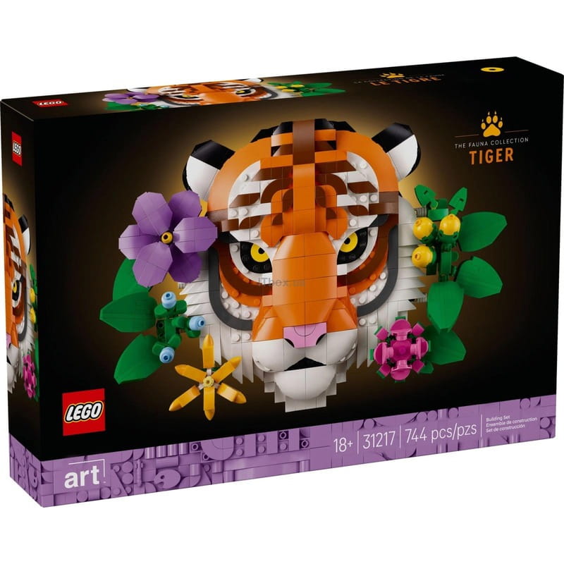 Конструктор LEGO Art Коллекция фауны - Тигр (31217)