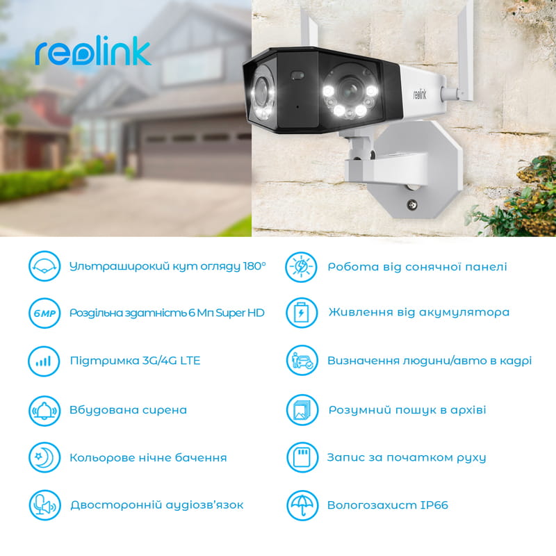 IP камера Reolink Duo Series G750 (Duo 2 LTE)