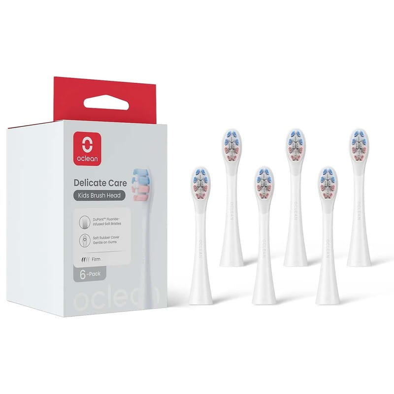 Насадка для зубной электрощетки Oclean Delicate Care P3K1 White 6 шт (6970810557404)
