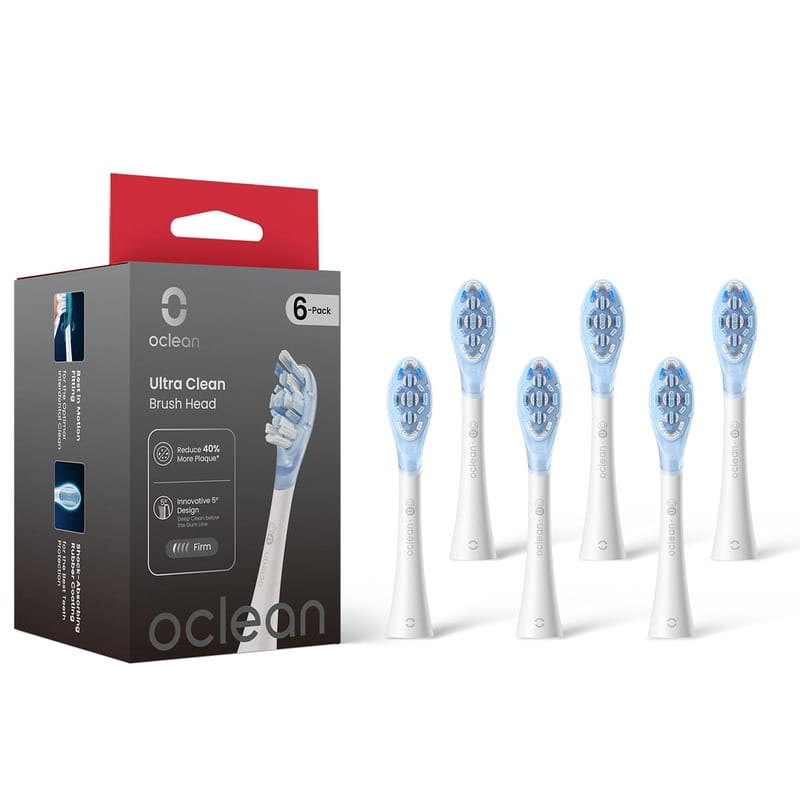 Насадка для зубной электрощетки Oclean Ultra White Clean UC03 6 шт (6970810556926)