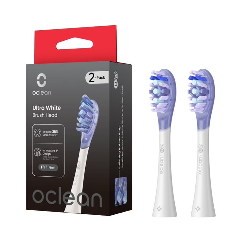 Насадка для зубной электрощетки Oclean Ultra White UW03 2 шт (6970810556995)