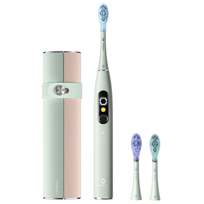 Умная зубная электрощетка Oclean X Ultra 20 Set Electric Toothbrush Green (6970810557091)