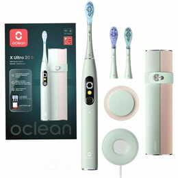 Умная зубная электрощетка Oclean X Ultra 20 Set Electric Toothbrush Green (6970810557091)