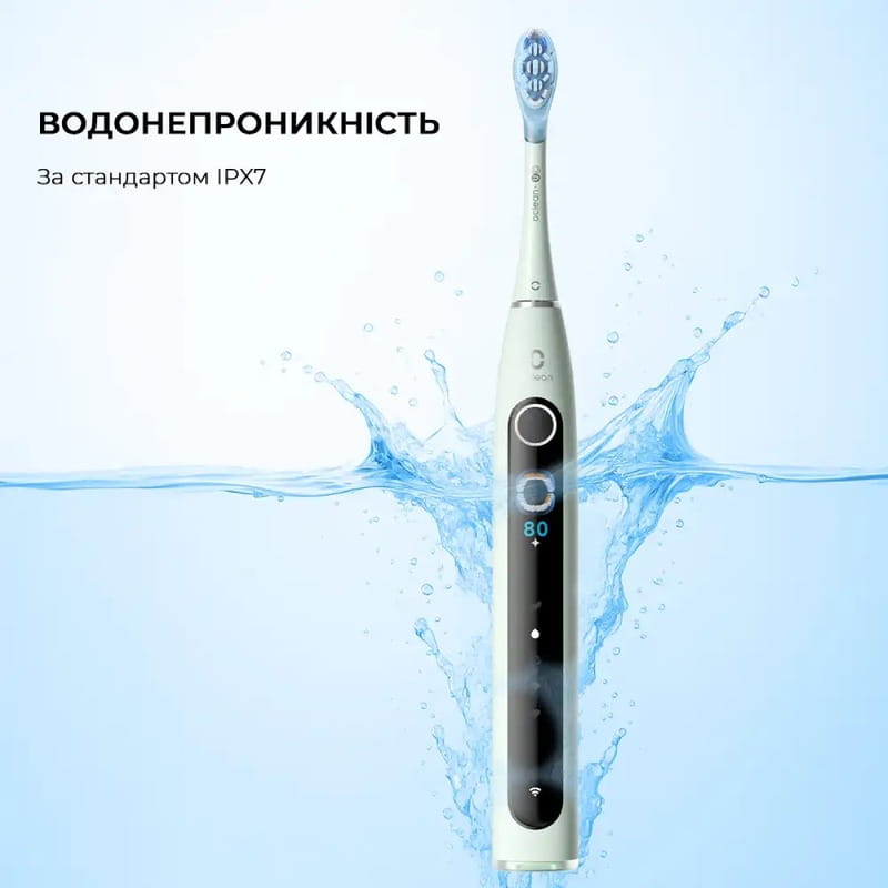 Умная зубная электрощетка Oclean X Pro 20 Electric Toothbrush Green (6970810556902)