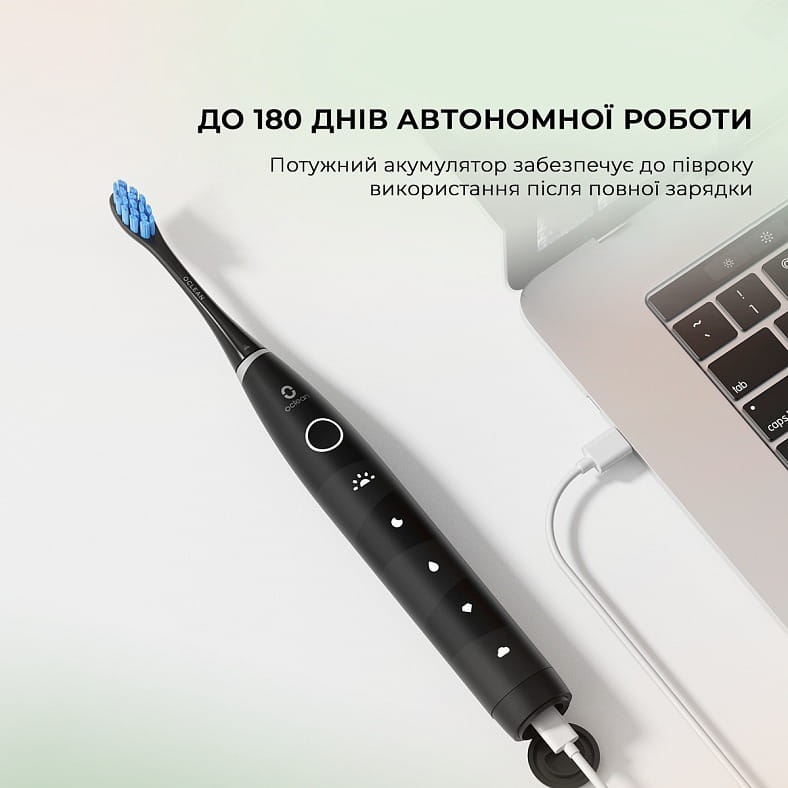 Розумна зубна електрощітка Oclean Flow S Electric Toothbrush Green (6970810557336)