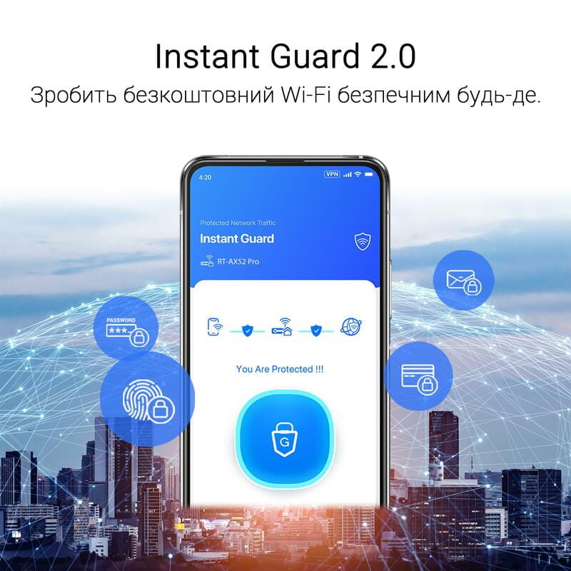 Беспроводной маршрутизатор Asus RT-AX52 PRO (90IG08T0-MO3H10)