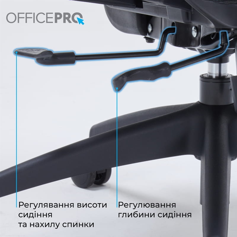 Кресло офисное Officepro Skyline OC680-B-G-G Black/Grey