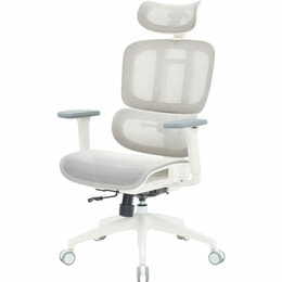 Кресло офисное Officepro Skyline OC680-W-LG-LG White/Light Gray