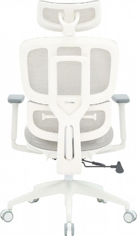 Кресло офисное Officepro Skyline OC680-W-LG-LG White/Light Gray