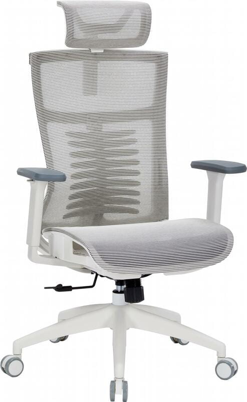 Кресло офисное Officepro Balance OC620-W-LG-LG White/Dark Gray