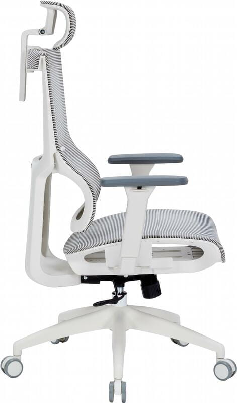 Кресло офисное Officepro Elegant OC660-W-LG-LG White/Light Gray