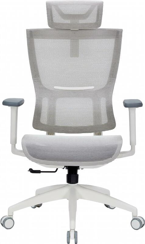 Кресло офисное Officepro Elegant OC660-W-LG-LG White/Light Gray
