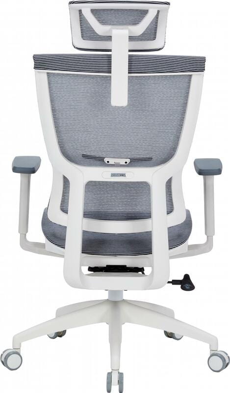 Крісло офісне Officepro Elegant OC660-W-DG-DG White/Dark Gray