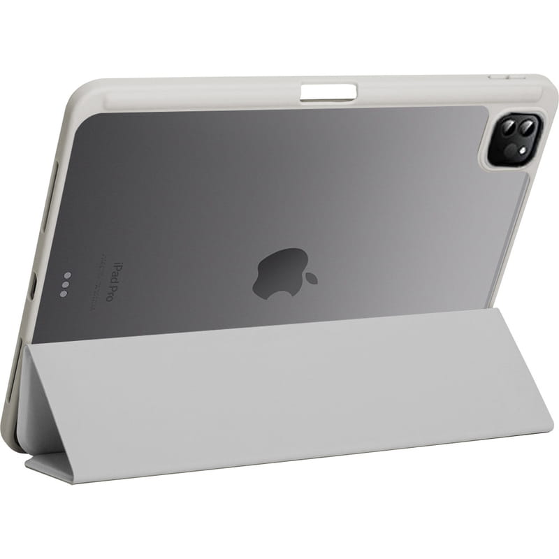 Чeхол-книжка BeCover Soft Edge TPU с креплением Apple Pencil для Apple iPad Pro 12.9 2020/2021/2022 Gray (711709)