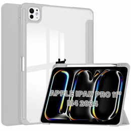 Чeхол-книжка BeCover Soft Edge TPU с креплением Apple Pencil для Apple iPad Pro 11" M4 2024 Gray (711715)