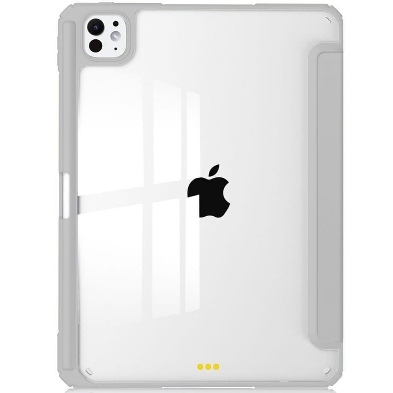 Чeхол-книжка BeCover Soft Edge TPU с креплением Apple Pencil для Apple iPad Pro 11" M4 2024 Gray (711715)
