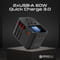 Фото - Зарядное устройство Promate TripMate-GaN75 75W Black | click.ua