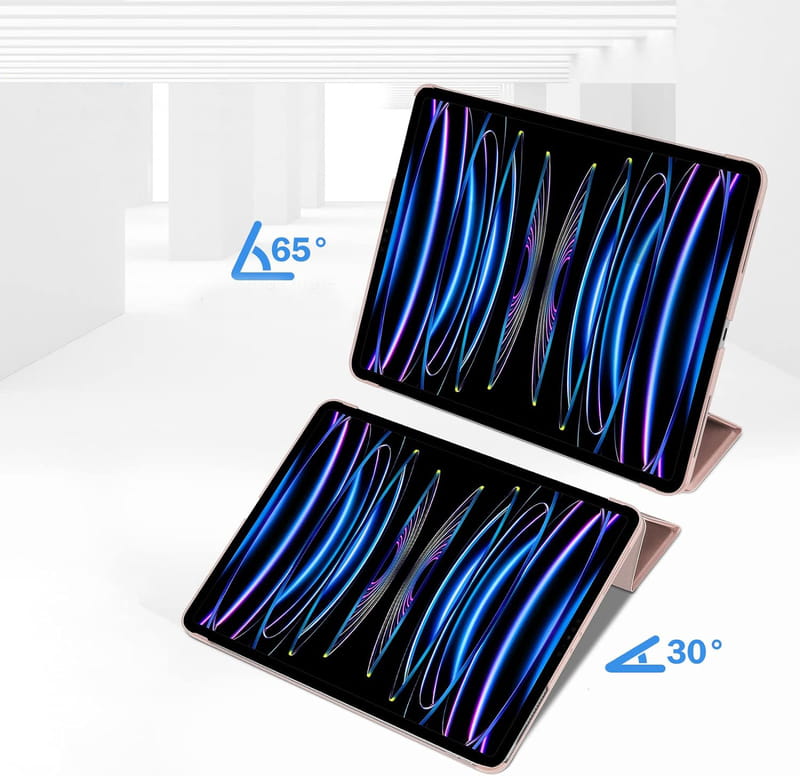 Чeхол-книжка BeCover Tri Fold Hard для Apple iPad Pro 12.9 2020/2021/2022 Pink (711721)