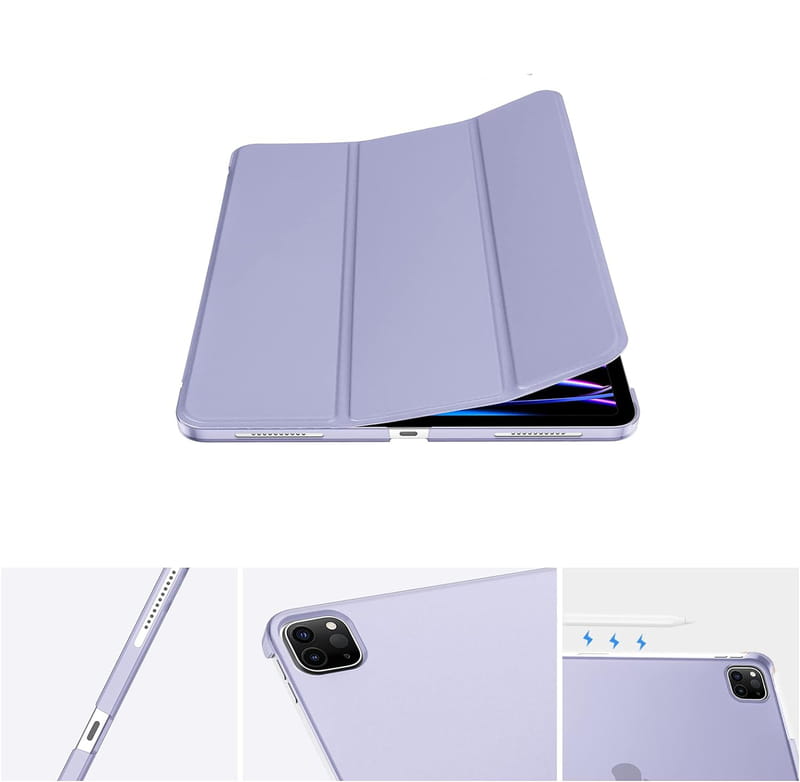 Чeхол-книжка BeCover Tri Fold Hard для Apple iPad Pro 12.9 2020/2021/2022 Purple (711722)