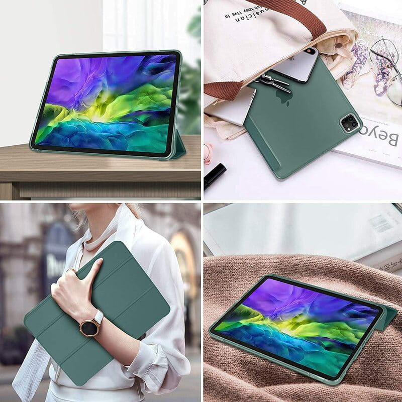 Чeхол-книжка BeCover Tri Fold Hard для Apple iPad Air 13" M2 2024 Dark Green (711723)