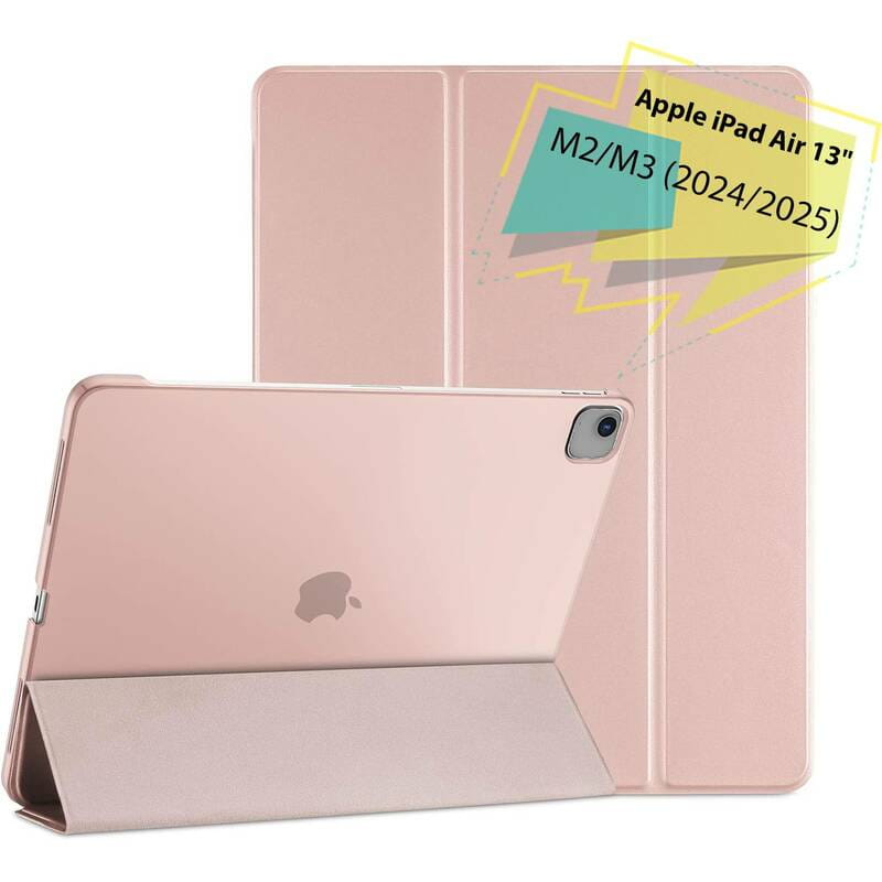 Чeхол-книжка BeCover Tri Fold Hard для Apple iPad Air 13" M2 2024 Pink (711724)