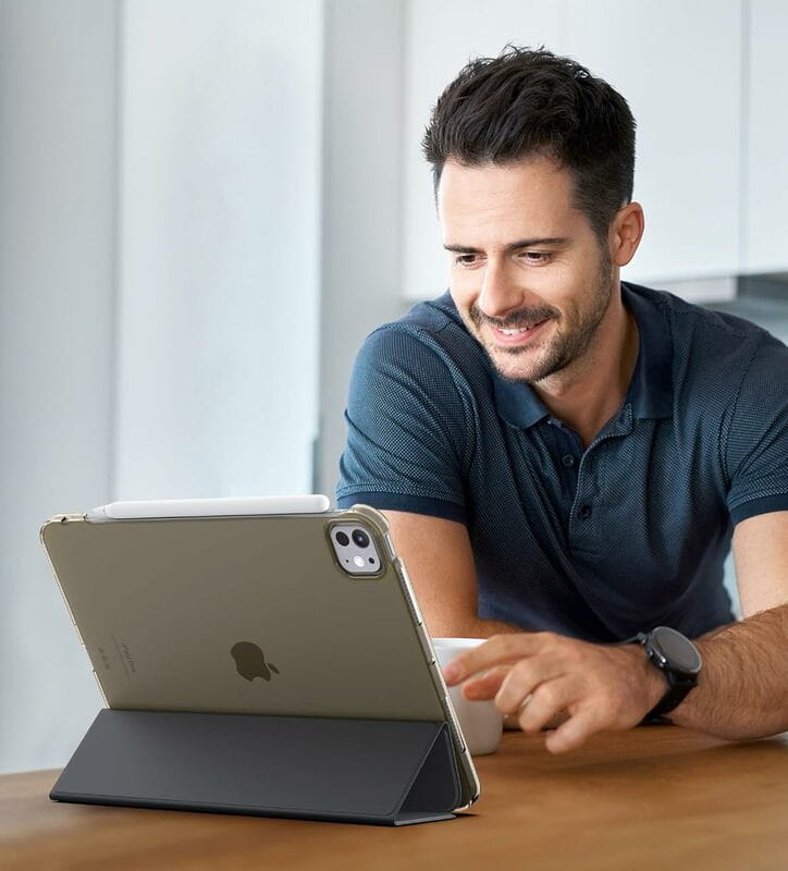 Чeхол-книжка BeCover Tri Fold Hard для Apple iPad Pro 11" M4 2024 Black (711726)