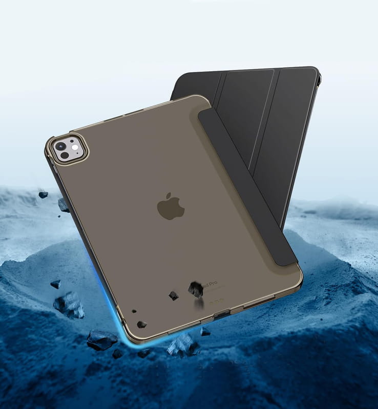 Чeхол-книжка BeCover Tri Fold Hard для Apple iPad Pro 11" M4 2024 Black (711726)