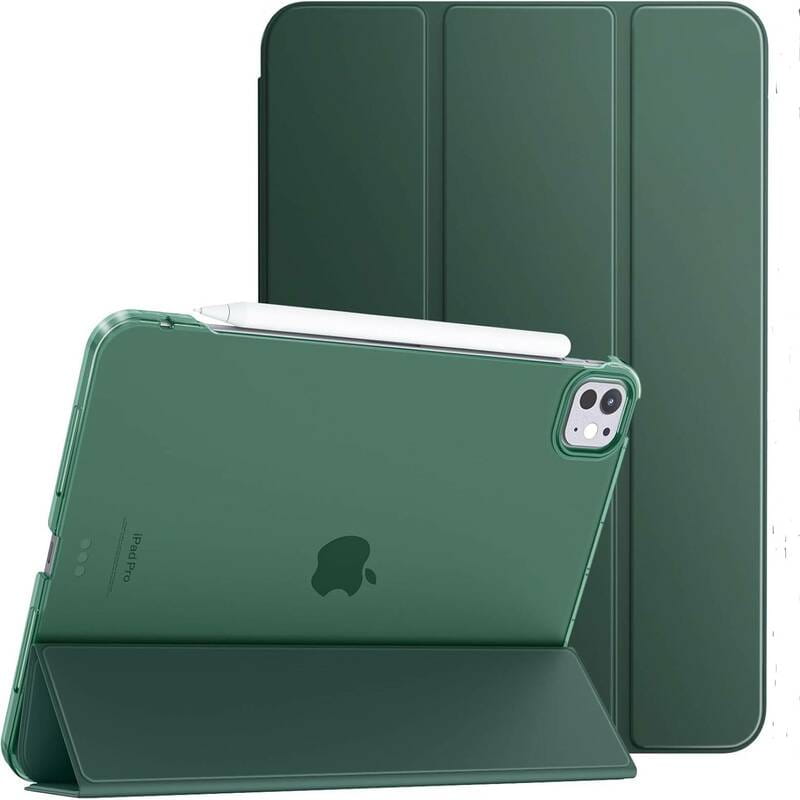 Чeхол-книжка BeCover Tri Fold Hard для Apple iPad Pro 11" M4 2024 Dark Green (711727)