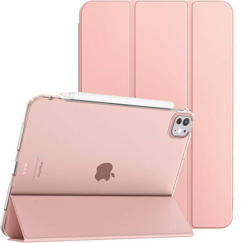 Чeхол-книжка BeCover Tri Fold Hard для Apple iPad Pro 11" M4 2024 Pink (711728)