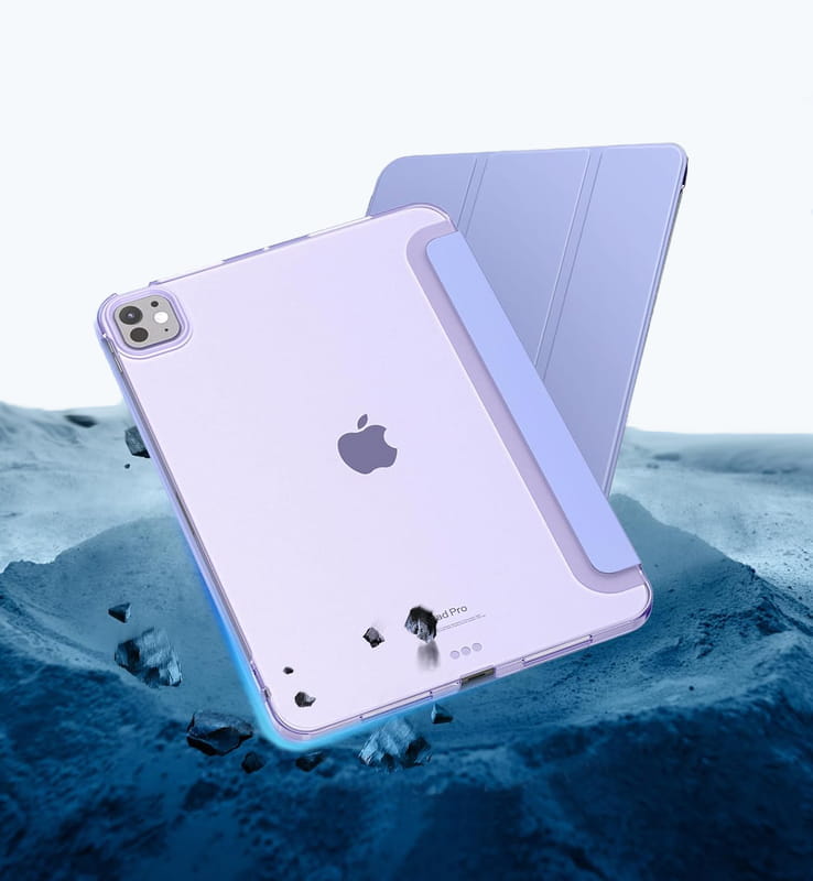 Чeхол-книжка BeCover Tri Fold Hard для Apple iPad Pro 11" M4 2024 Purple (711729)