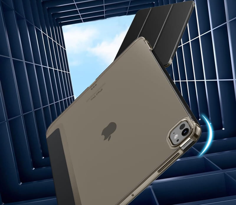 Чeхол-книжка BeCover Tri Fold Hard для Apple iPad Pro 13" M4 2024 Black (711730)