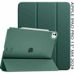 Чeхол-книжка BeCover Tri Fold Hard для Apple iPad Pro 13" M4 2024 Dark Green (711731)