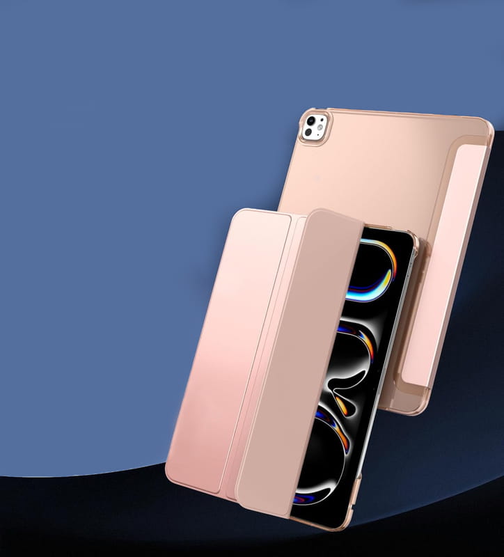 Чeхол-книжка BeCover Tri Fold Hard для Apple iPad Pro 13" M4 2024 Pink (711732)